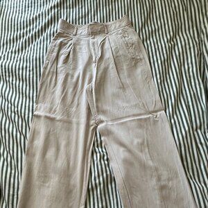 Everlane Way High Drape Khaki Pants